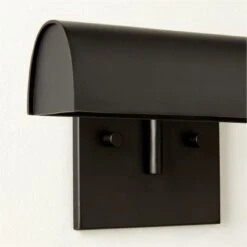 Jolie Black Picture Light Sconce 12" -Home Furnishing Shop JolieMttBkWllArtScnc12inAV2SHF22