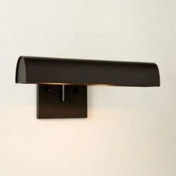 Jolie Black Picture Light Sconce 12" -Home Furnishing Shop JolieMttBkWllArtScnc12inAVSHF22