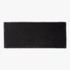 Kalani Organic Cotton Black Bath Runner Rug 24"x60" -Home Furnishing Shop KalaniBlackBathRunnerSSF23