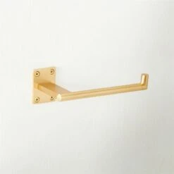 Kela Brushed Brass Wall Mounted Toilet Paper Holder