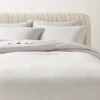 Keyne TENCEL™ Lyocell Linen-Blend Grey Duvet Cover And Pillow Shams -Home Furnishing Shop KeyneLnTnclGryFQDuvetCvrSHS23