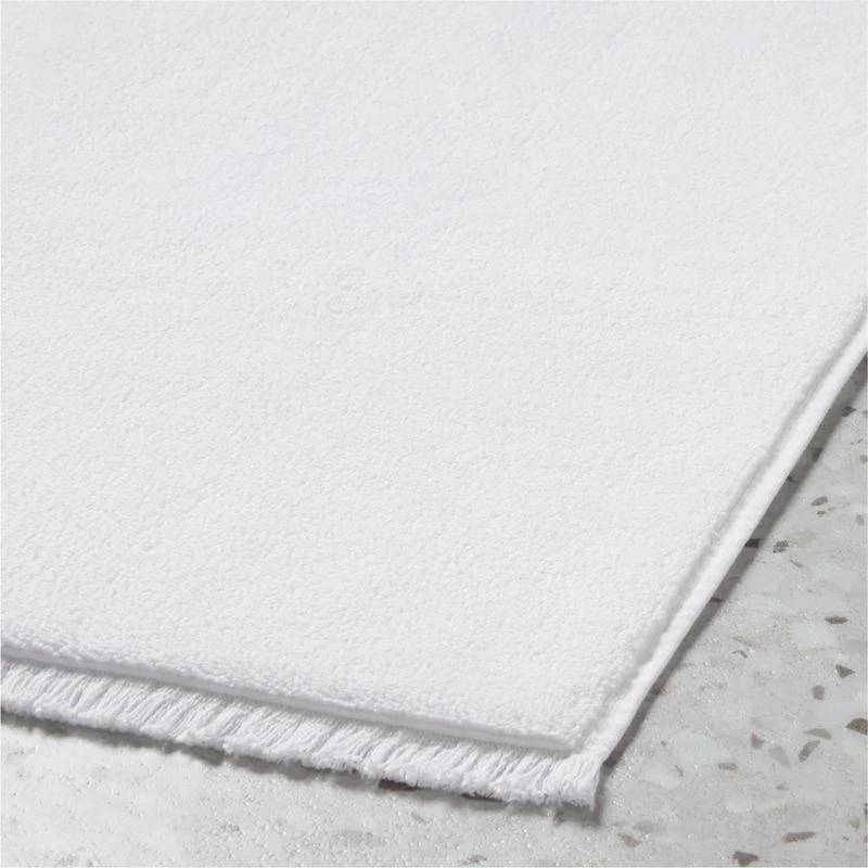 Kindred Organic Cotton White Bath Runner Rug 24''x60'' 4 Kindred Organic Cotton White Bath Runner Rug 24''x60'' - Image 2