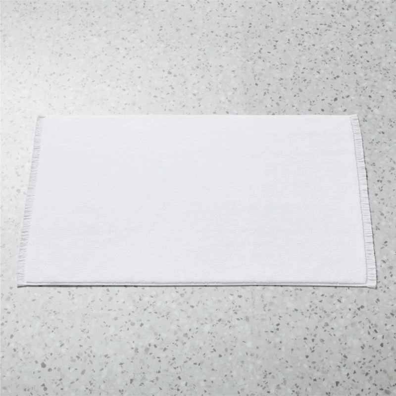 Kindred Organic Cotton White Bath Mat 24''x36'' 3 Kindred Organic Cotton White Bath Mat 24''x36''