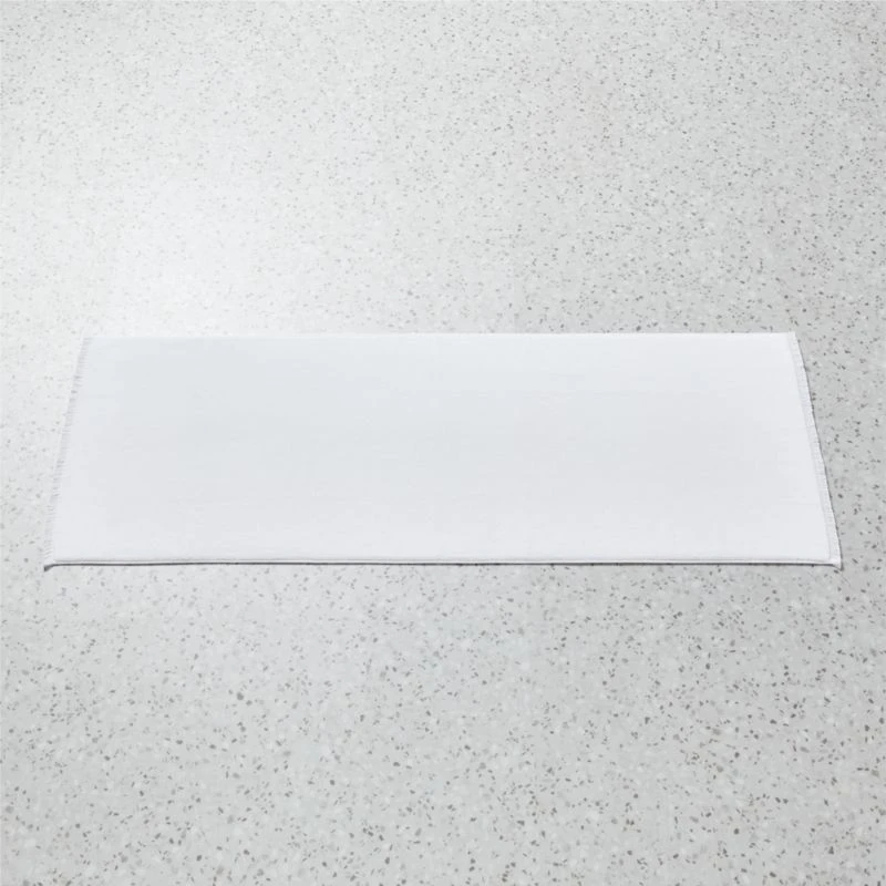 Kindred Organic Cotton White Bath Runner Rug 24''x60'' 3 Kindred Organic Cotton White Bath Runner Rug 24''x60''