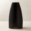 Kinsale Black Teak Wood Vase 1 Kinsale Black Teak Wood Vase -Home Furnishing Shop KinsaleBlackTeakVaseSHF23