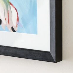 'La Courtine Floral' Framed Giclee Art Print 18"x24" -Home Furnishing Shop LaCourtineFloral18x24inROS23