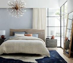 Grace Bone Inlay Floor Length Mirror 36"x72" -Home Furnishing Shop LandscapeKingBedTiagoJN19