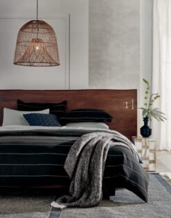 Natural Linen Curtain Panel 48"x96" -Home Furnishing Shop LandscapeMidtoneKingBedJN20 1