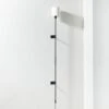 Leggero Black Pole Plug-In Wall Sconce