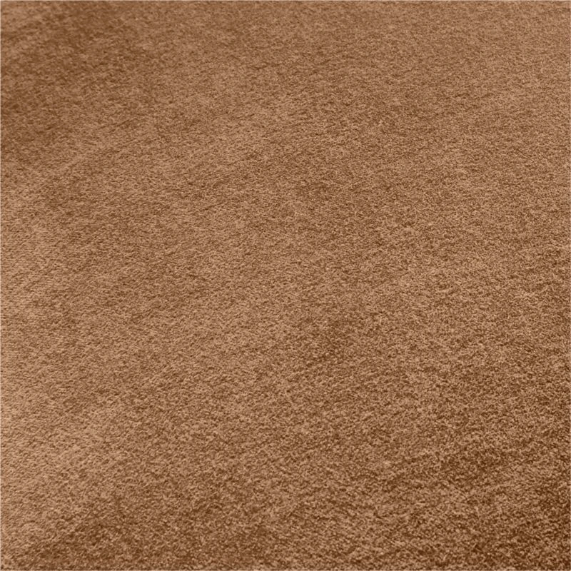 Leisure Taupe Velvet Throw Pillow With Down-Alternative Insert 23" 4 Leisure Taupe Velvet Throw Pillow With Down-Alternative Insert 23" - Image 2