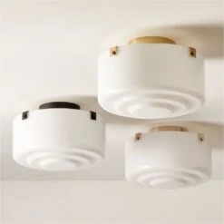 Lenon Polished Nickel Flush Mount Light 9 Lenon Polished Nickel Flush Mount Light -Home Furnishing Shop LenonFlushMountsGroupFHF22