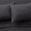 Linen Black Full Sheet Set -Home Furnishing Shop LinenBlackQSheetSetSHS21