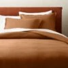EUROPEAN FLAX™-Certified Linen Copper Duvet Cover And Shams -Home Furnishing Shop LinenCopperFQDuvetSHF20