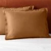 Linen Copper Standard Shams Set Of 2 -Home Furnishing Shop LinenCopperStdShamsS2SHF20