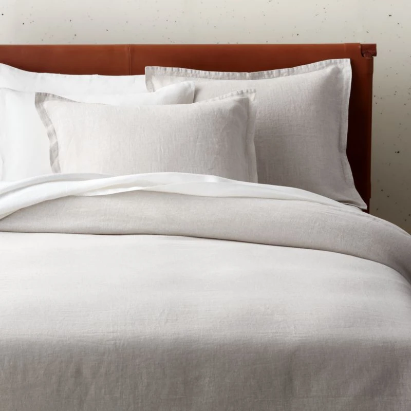 EUROPEAN FLAX™-Certified Linen Flax Duvet Cover And Shams 3 EUROPEAN FLAX™-Certified Linen Flax Duvet Cover And Shams