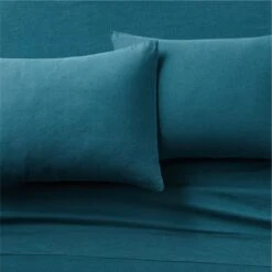 EUROPEAN FLAX™-Certified Linen Dark Teal Sheet Sets