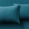 Linen Dark Teal King Pillowcases Set Of 2 1 Linen Dark Teal King Pillowcases Set Of 2 -Home Furnishing Shop LinenStdPillowCsS2DarkTealSHF21