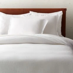 EUROPEAN FLAX™-Certified Linen White Duvet Cover And Shams