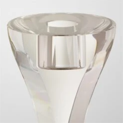 Lume Crystal Taper Candle Holder Large -Home Furnishing Shop LumeCrystlTprHolder7inAV2SHF22