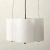 Luz Frosted Glass Chandelier -Home Furnishing Shop LuzGlassChandelierSHS23
