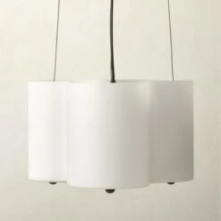 Luz Frosted Glass Chandelier