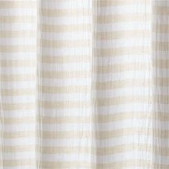 Maren Organic Cotton Striped Shower Curtain 72" 9 Maren Organic Cotton Striped Shower Curtain 72" -Home Furnishing Shop MarenStrdOrgCttnShwrCrtnAVSHF22