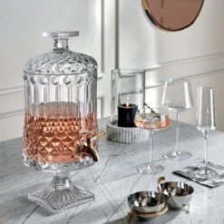 Vicky Double Serving Bowl 11 Vicky Double Serving Bowl -Home Furnishing Shop MellieGlassBeverageDispenserMR21