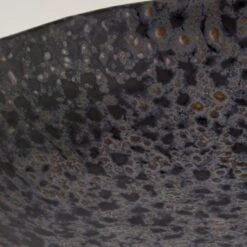 Melva Black Serving Bowl With Reactive Glaze -Home Furnishing Shop MelvaServingBowlAV2SHF23