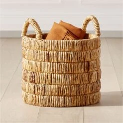 Milos Handwoven Storage Basket Medium -Home Furnishing Shop MilosBasketMediumROS21