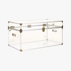 Mod Large Clear Acrylic Locker Trunk -Home Furnishing Shop ModLockerLg3QF17