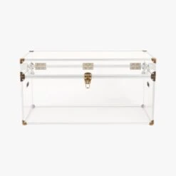 Mod Large Clear Acrylic Locker Trunk -Home Furnishing Shop ModLockerLgF17