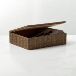 Allister Natural Storage Box Medium 8 Allister Natural Storage Box Medium -Home Furnishing Shop NaturalSdStorageBoxMdmROF23