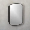 Nel Black Medicine Cabinet 18"x27" -Home Furnishing Shop NelMedBathCabinetBlkSHF18