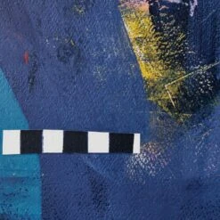 'Obsidian And Sage' Mixed Medium Reproduction By Keren Toledano 49''x61'' -Home Furnishing Shop ObsidianAndSage49x61AV2SHF22