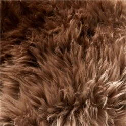 Brown Ombre Sheepskin Fur Throw Pillow With Down-Alternative Insert 20" 9 Brown Ombre Sheepskin Fur Throw Pillow With Down-Alternative Insert 20" -Home Furnishing Shop OmbreBnShpsknPllw20X20inAVSSF22