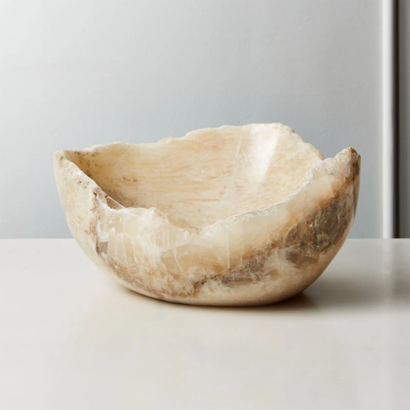 Onyx Raw Edge Stone Bowl 3 Onyx Raw Edge Stone Bowl