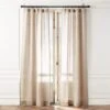 Flax Linen Openweave Window Curtain Panel 48''x84'' 1 Flax Linen Openweave Window Curtain Panel 48''x84'' -Home Furnishing Shop OpnwvFlaxLn96CurtainPnlSHS23 1
