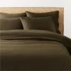 Organic Cotton Sateen 520 Thread Count Dark Green Duvet Cover And Pillow Shams 2 Organic Cotton Sateen 520 Thread Count Dark Green Duvet Cover And Pillow Shams -Home Furnishing Shop OrgCtnSt520TCDkGnFQDvtCvSHF23