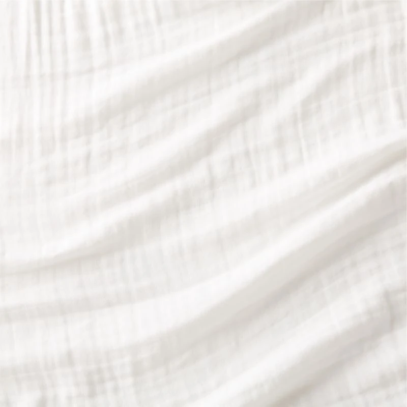 Organic Cotton Gauze White Sheet Set 4 Organic Cotton Gauze White Sheet Set - Image 2