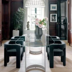 Acadia Black Ceramic Vase 17 Acadia Black Ceramic Vase -Home Furnishing Shop OrrinWhiteOvalDiningTableJN21 1x1