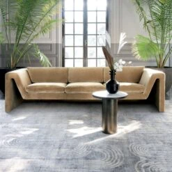 Smoke Stack Black Terracotta Vase -Home Furnishing Shop OutlineCamelFauxMohairJN21 1x1