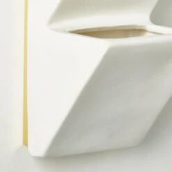 Paka White Ceramic Wall Sconce Light -Home Furnishing Shop PakaCrmcWallSconceAVSHF23