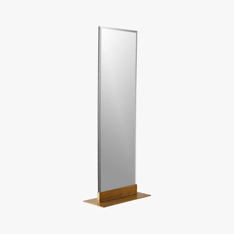 Palisade Frameless Brass Floor Length Mirror 26"x66" 4 Palisade Frameless Brass Floor Length Mirror 26"x66" - Image 2