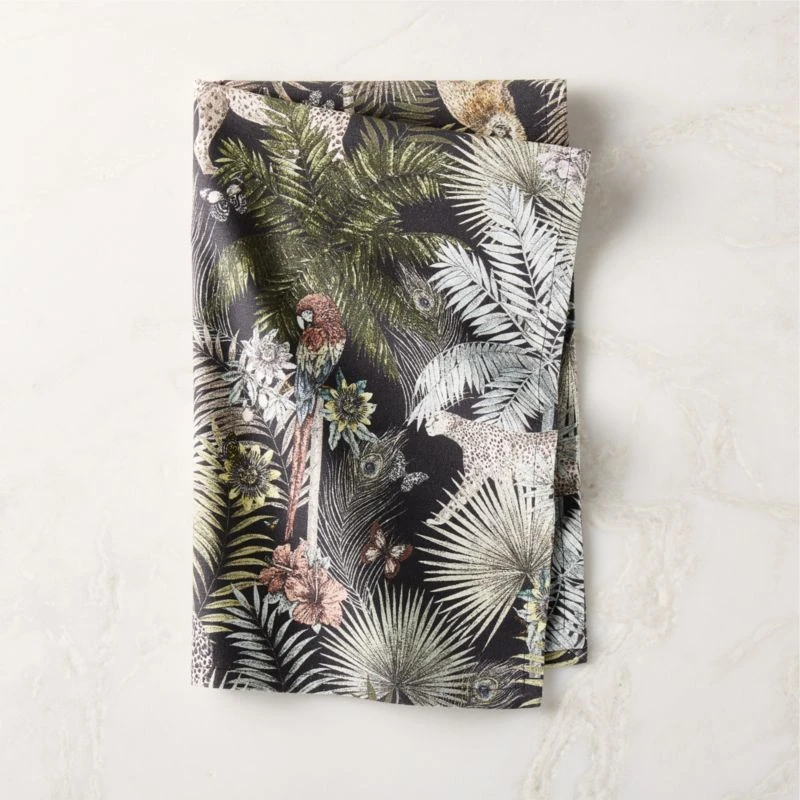 Palm Grove Jungle Print Tea Towel 3 Palm Grove Jungle Print Tea Towel