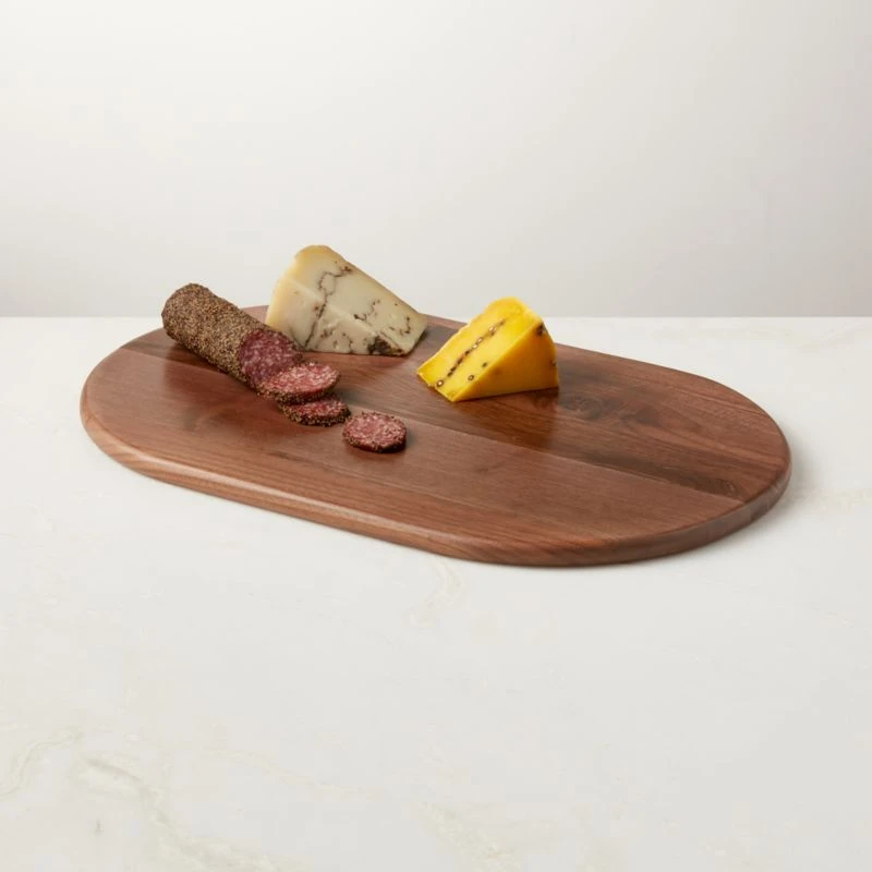 Piero Oval Walnut Serving Board 4 Piero Oval Walnut Serving Board - Image 2