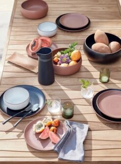 Bolt Grey Linen Napkin Set Of 4 -Home Furnishing Shop PitchBlackPitcherOLB20 1