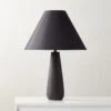 Polar Black Cement Table Lamp -Home Furnishing Shop PolarBlackTableLampROS22