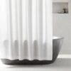 Poly White Shower Curtain Liner 72" -Home Furnishing Shop PolyShwrCurtainLnrWt84inSHS21 1