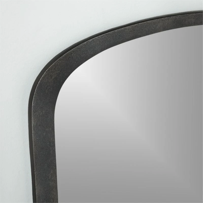 Ponder Small Black Wall Mirror 23.5"x32.75" 4 Ponder Small Black Wall Mirror 23.5"x32.75" - Image 3