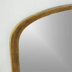 Ponder Small Brass Wall Mirror 23.5"x32.75" -Home Furnishing Shop PonderBrsMrr23p5x32p75inAV2SHF22